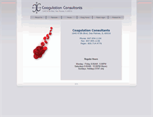 Tablet Screenshot of coagulationconsultants.com